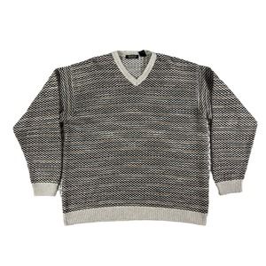 Segreto V-Neck Long Sleeve‎ Knit Tan Pullover Sweater Size XL